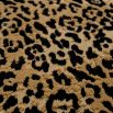 Square leopard print cushion