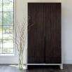 Deep and rich walnut wardrobe 