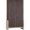 Deep and rich walnut wardrobe 