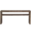 Sleek wooden console table