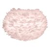 Multi use feather lampshade in pink