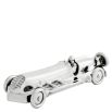 Model of car in polished aluminium finish