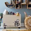 Set of two adorable childrens boxes with cute designs