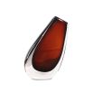 Adaptable brown glass vase in elegant and smooth design