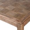 Sleek wooden dining table