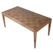 Sleek wooden dining table
