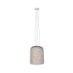 woven seagrass ceiling light