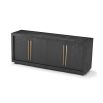 Kent Sideboard - Wenge Oak/Brass Handles