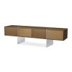 Nautilus TV Stand - Coffee Teak