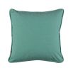 Painterly monkey design green cushion 