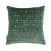 A glamorous velvet two-toned designer cushion