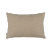 A luxurious linen 60 x 40 cm cushion with chenille fringing 