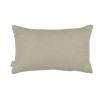 A luxurious two-toned rectangular cushion with bobbled details 