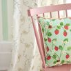 Add a burst of color to your space with the Villa Nova Strawberry Patch Cushion, featuring vibrant strawberry patterns for a touch of whimsy.