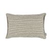 Tonal rectangular cushions with textured finish. 