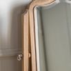 French-style wooden dressing table mirror