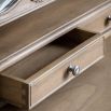 French-style wooden dressing table mirror