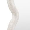 Full length mirror with a wavy edge detailing