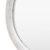 Full length mirror with a wavy edge detailing