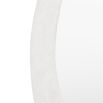 Wall mirror with a wavy concrete-effect frame