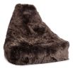 A sumptuously soft and snuggly bean bag chair made from New Zealand Sheepskin