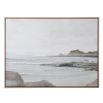 Minimalist print of coastal landscape