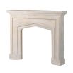 stone-like fire surround with gorgeous retro design