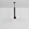 A fabulous black gunmetal ceiling pendant inspired by early century and industrial style 