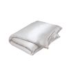 White silk duvet cover