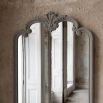 Lovely french grey wall mirror
