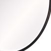 Vintage style bronze mirror in a classic capsule shape