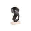 Infinity Twist Sculpture – Dark Bronze
