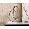 Kinetic Harmony Sculpture – Dark Bronze & Beige