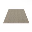 Woven natural rug made from jute and cotton mix