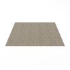 Woven natural rug made from jute and cotton mix