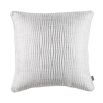 Zinc Textile Snap Cushion - Silver Grey
