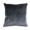 Cosy velvet cushion with reptilian inspired design