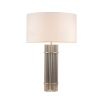 Bouquets Table Lamp - Nickel Finish/White Shade
