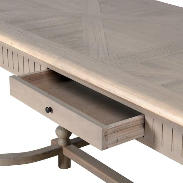 Soft Heritage Elm Dining Table