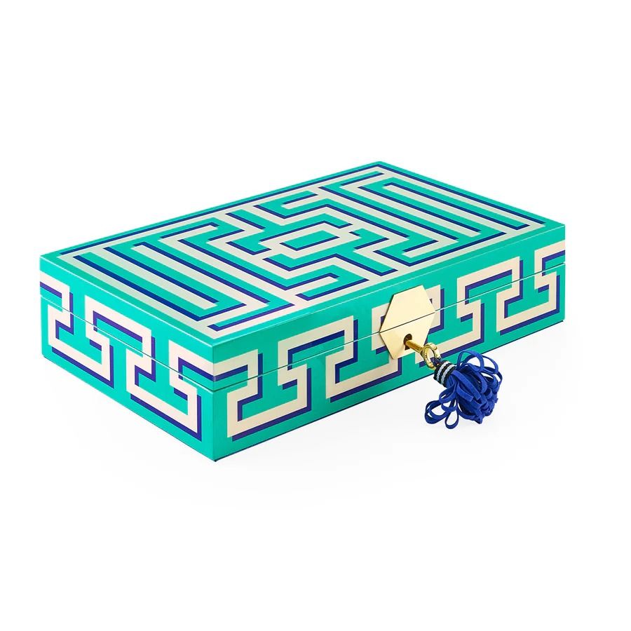 Labyrinth Lacquer Jewelry Box