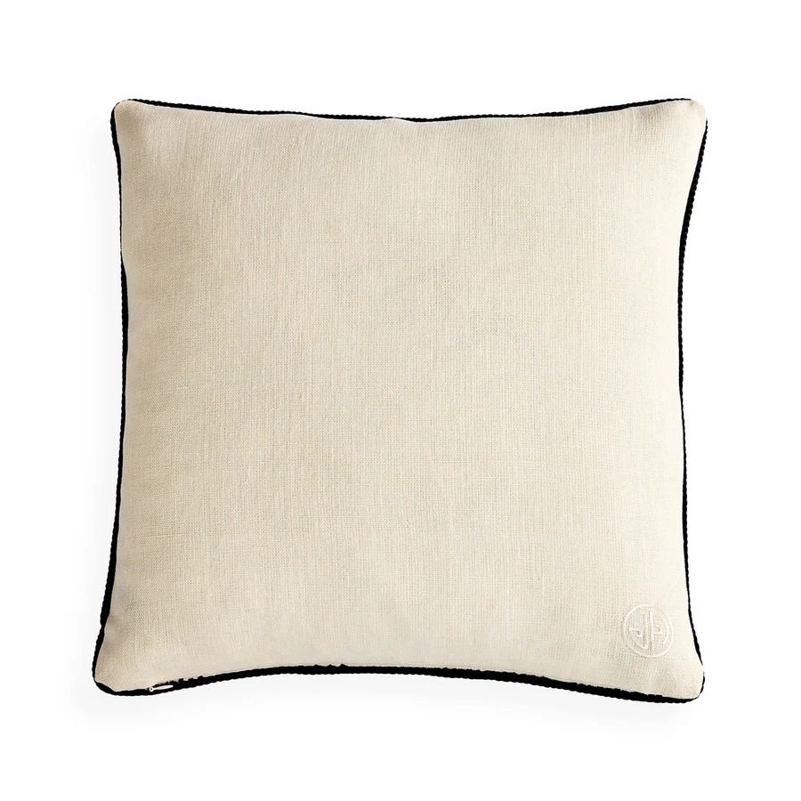 Pompidou Black & White Half Circles Cushion