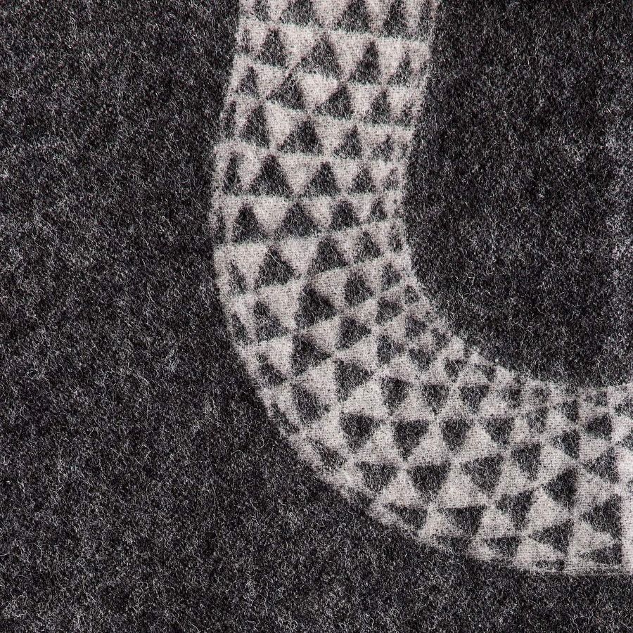 Eden Merino Wool Throw - Black