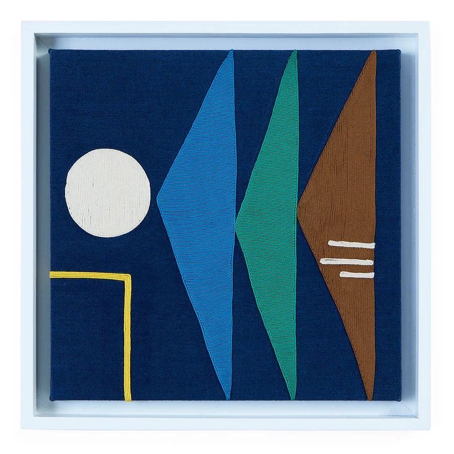 Monterey Triangles Corded Art