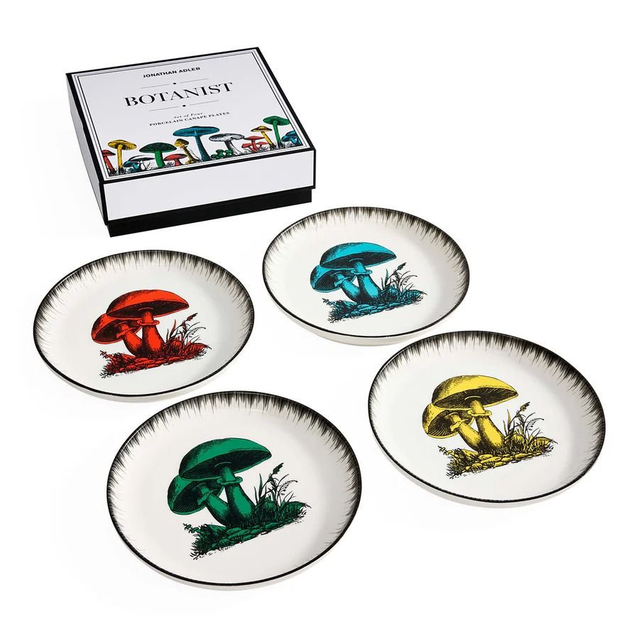 Botanist Canapé Plate Set