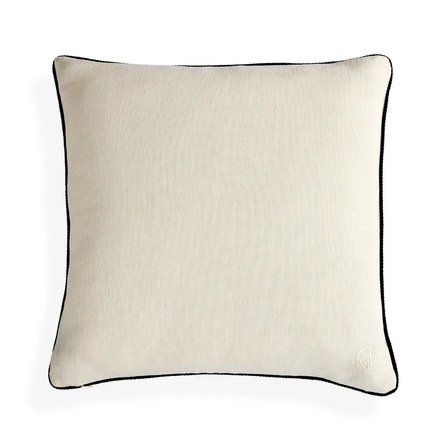 Pompidou B&W Loops Circles Cushion