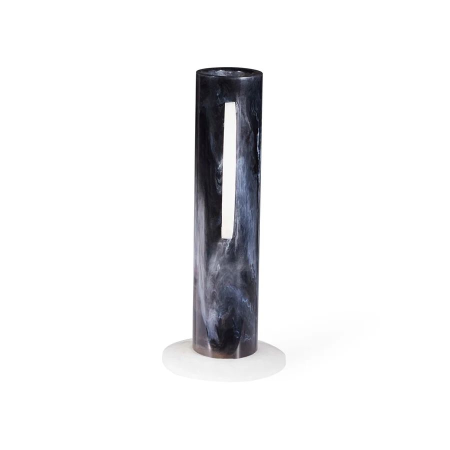Como Black & White Cylinder Vase