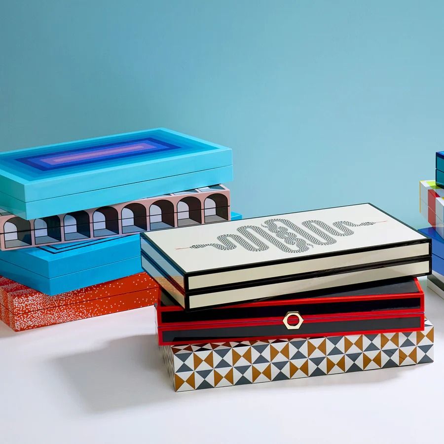 Jonathan Adler Backgammon eden set