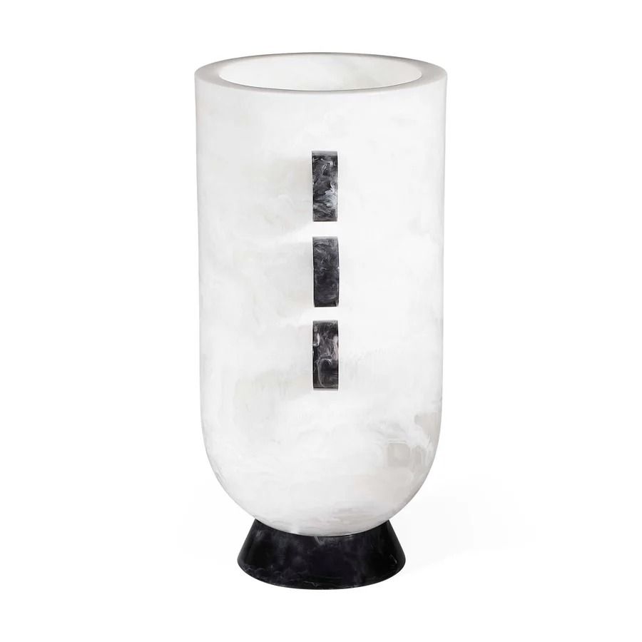 Como Black & White Disc Urn