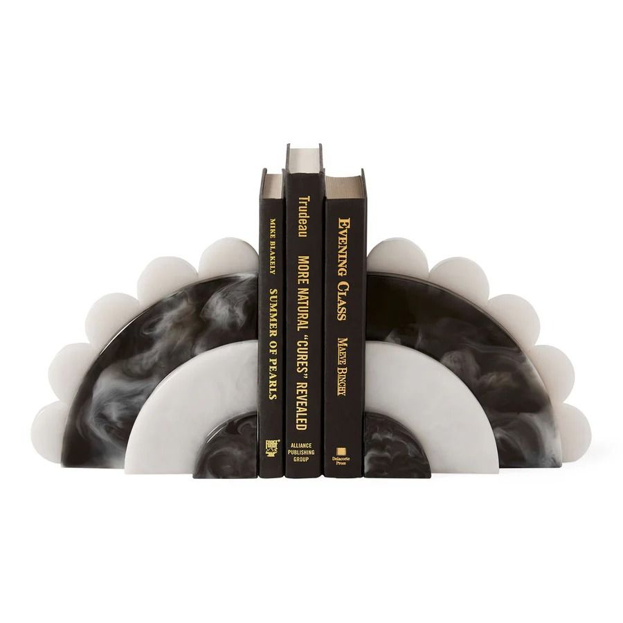 Como Bookends - Black & White