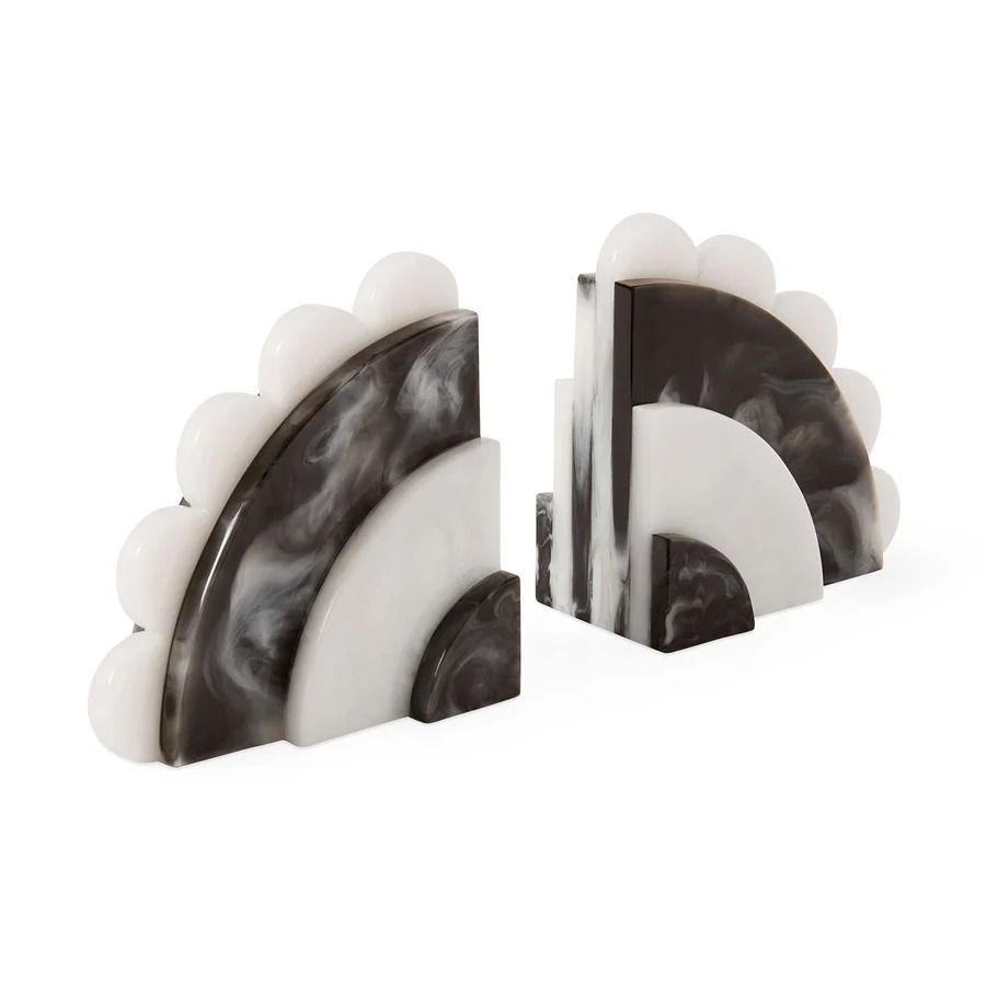 Como Bookends - Black & White